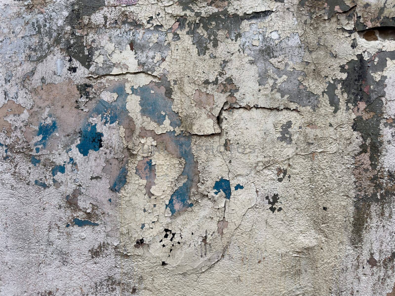 texture of an old concrete wall with plaster