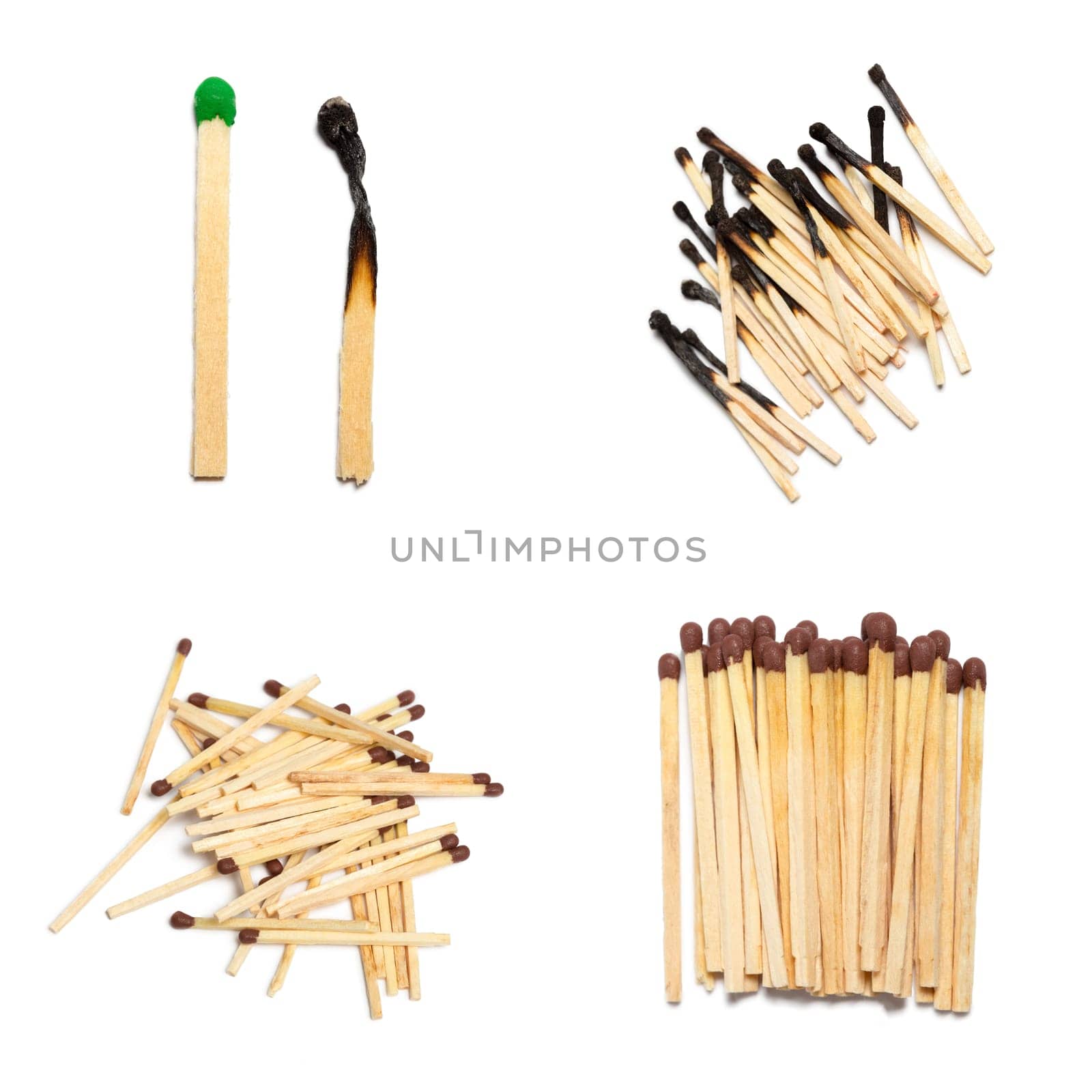 matches isolated on white background by Fabrikasimf
