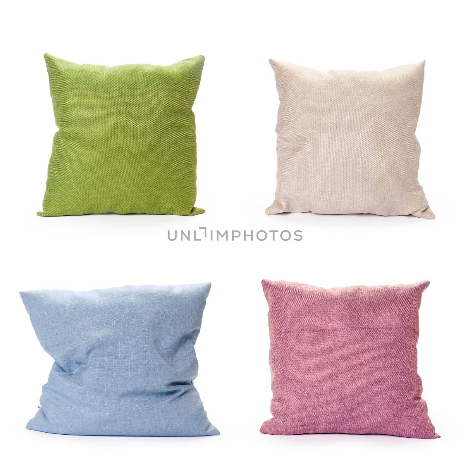 pillows on white background by Fabrikasimf