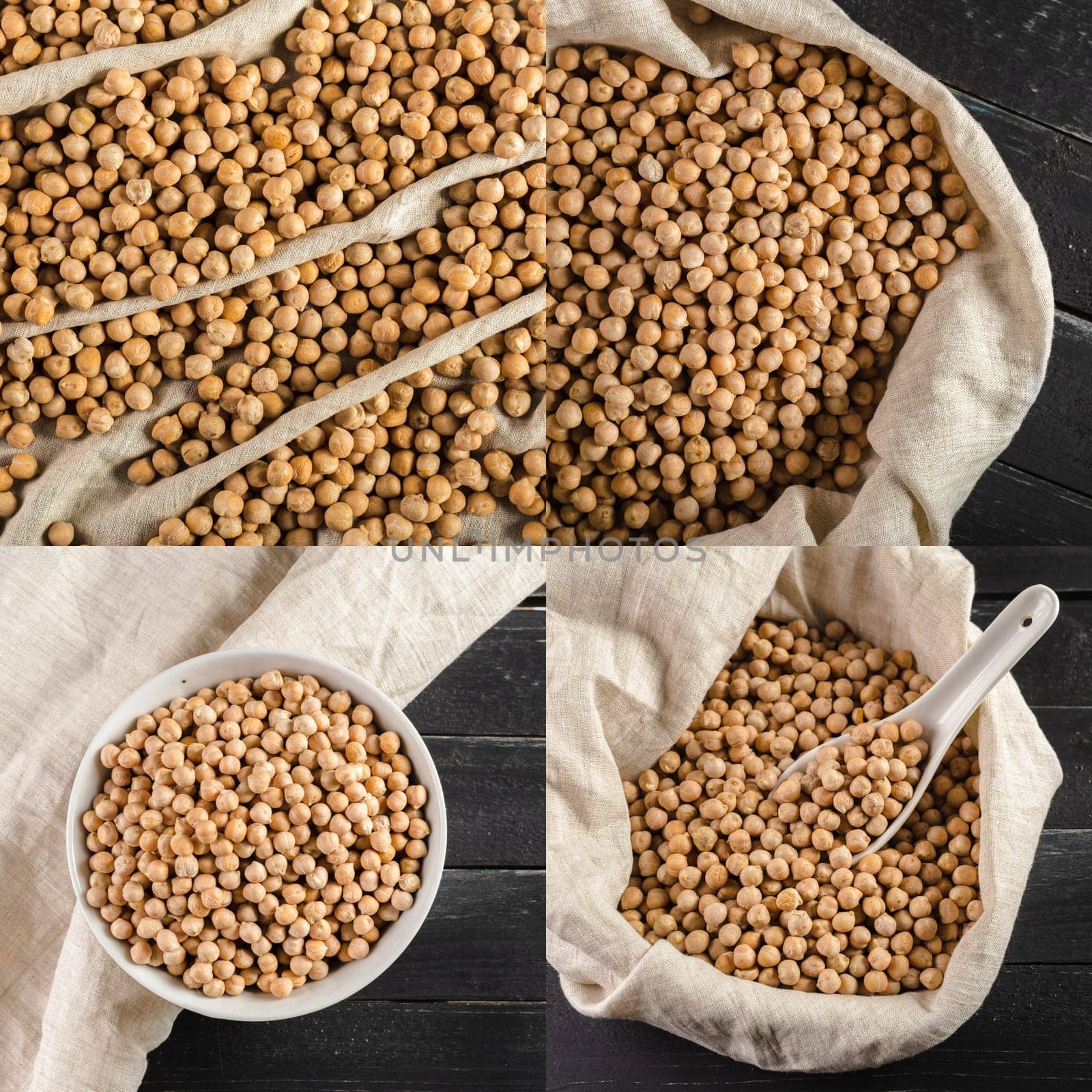 collage of beans