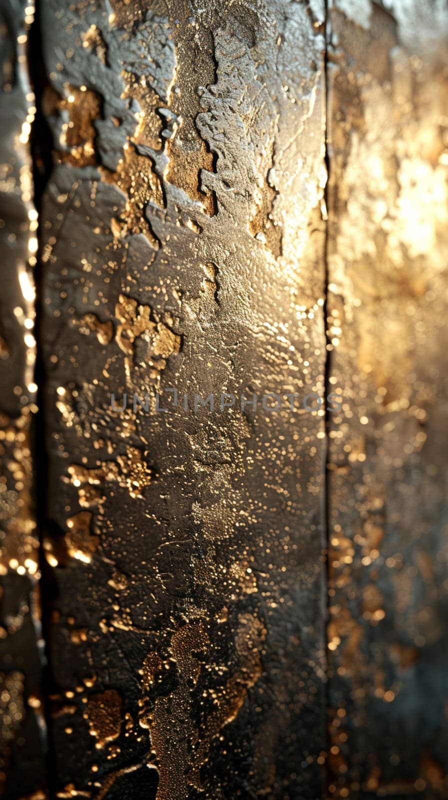 Shiny brushed metal surface in sunlight by Benzoix