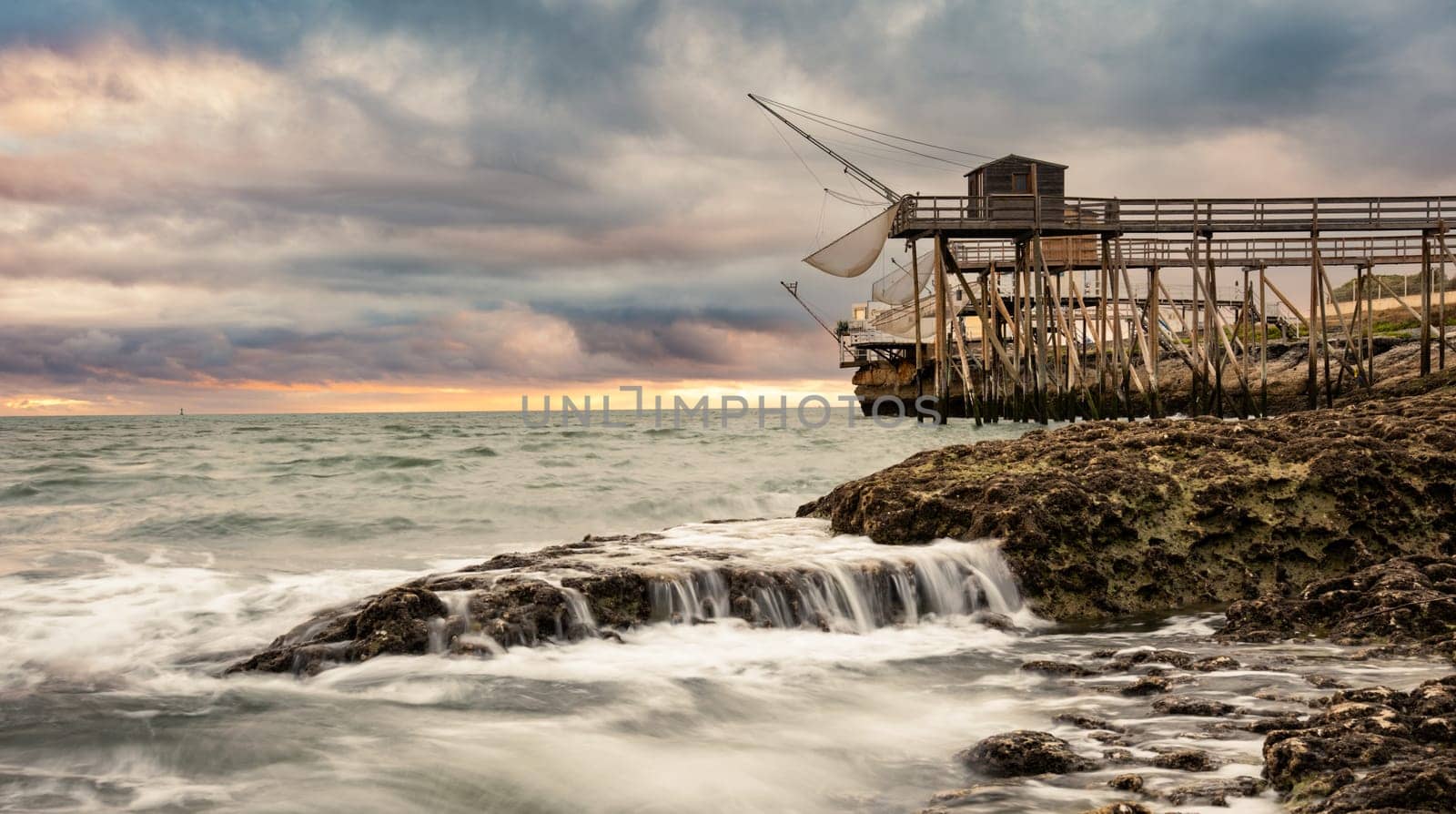 Traditional fisherman hut in french coast by GekaSkr