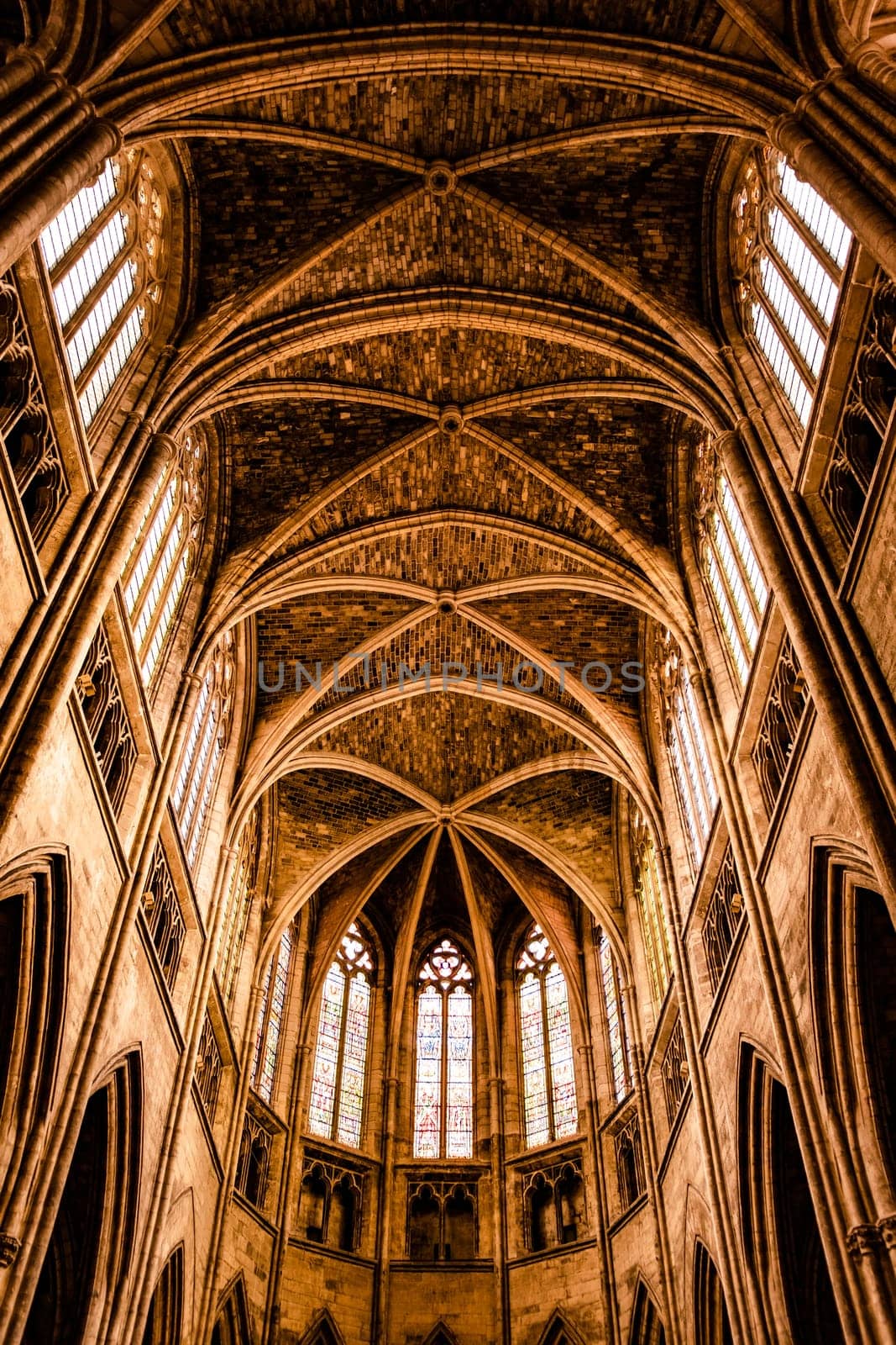 Bordeaux Cathedral, Roman Catholic Saint Andrew church by GekaSkr