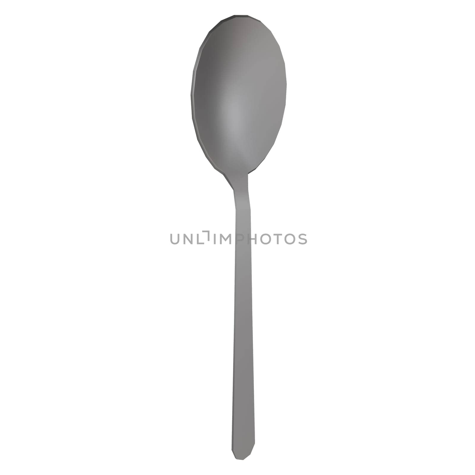 Spoon isolated on white background. High quality 3d illustration