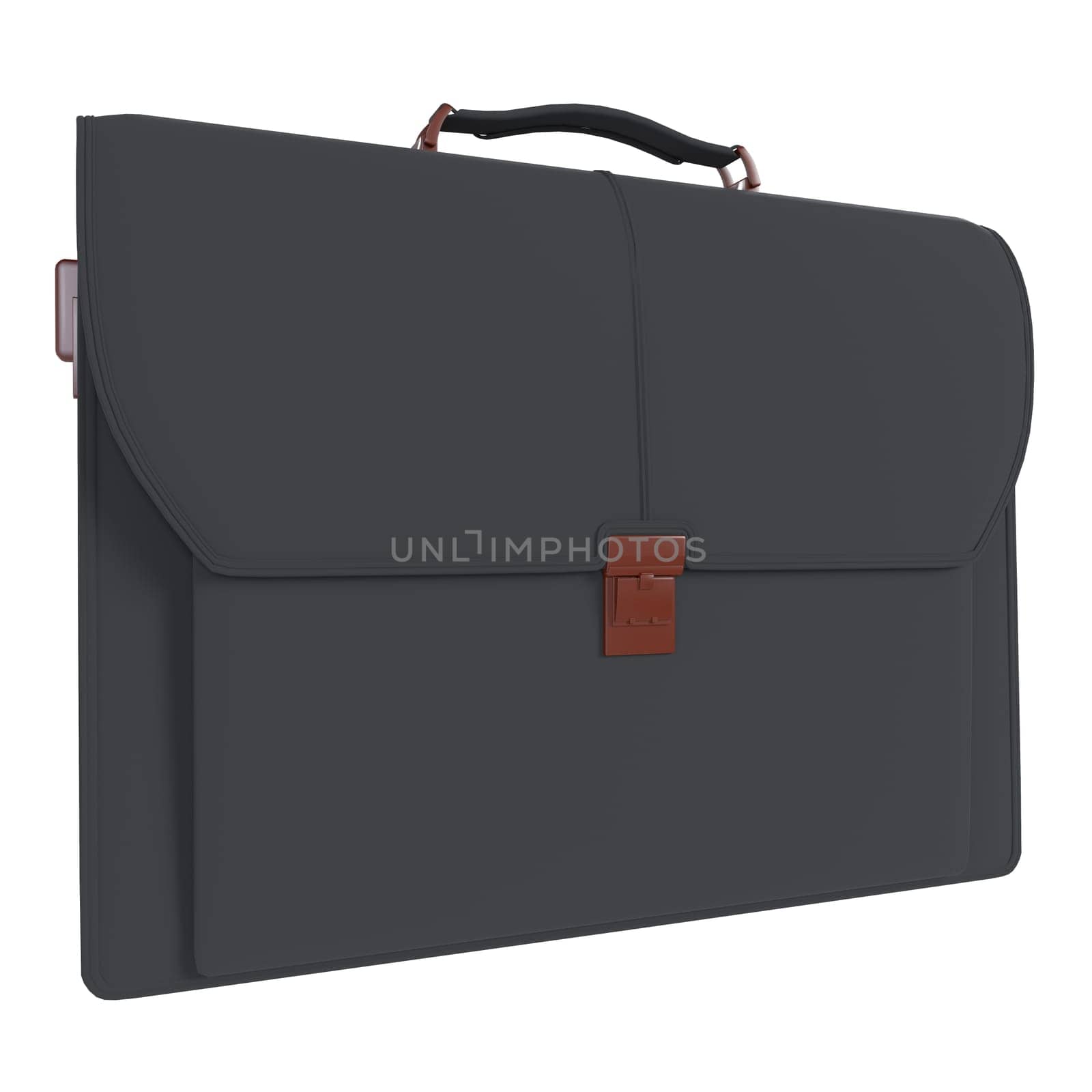 Black Bag isolated on white background. High quality 3d illustration