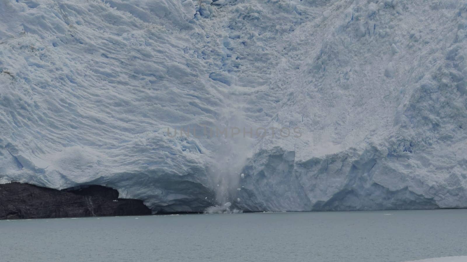 Glacial Calving Event Capturing Ice Falling into Ocean by FerradalFCG