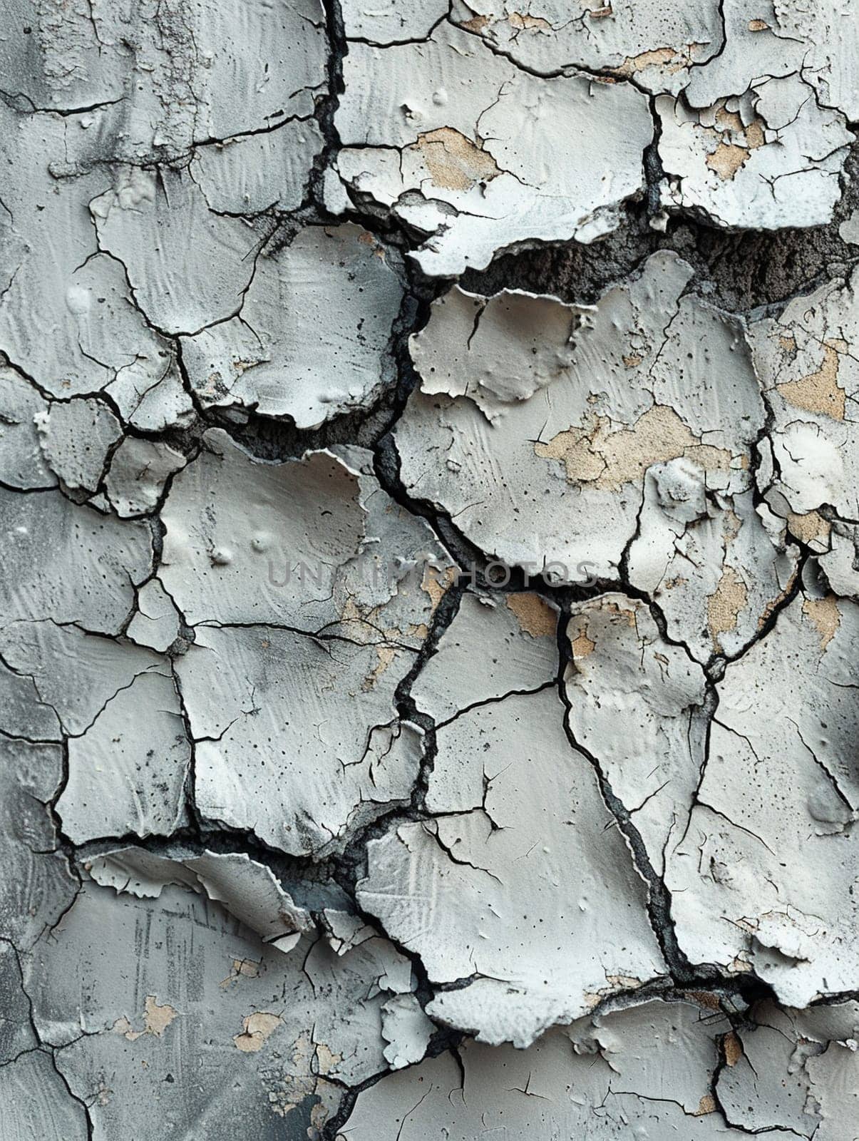 Old plaster wall with cracks and texture by Benzoix