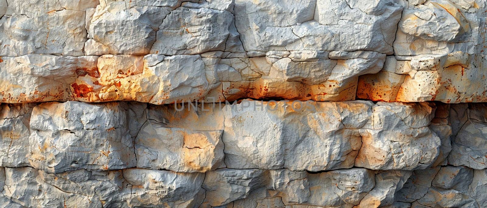 Rough texture of a limestone cliff, suitable for rugged and natural backgrounds.