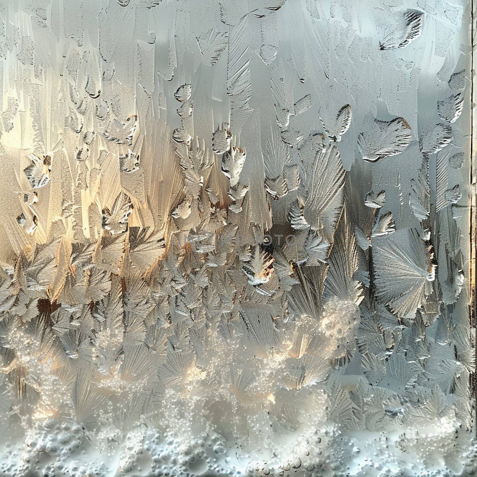 Crystalline structure of frost on glass by Benzoix