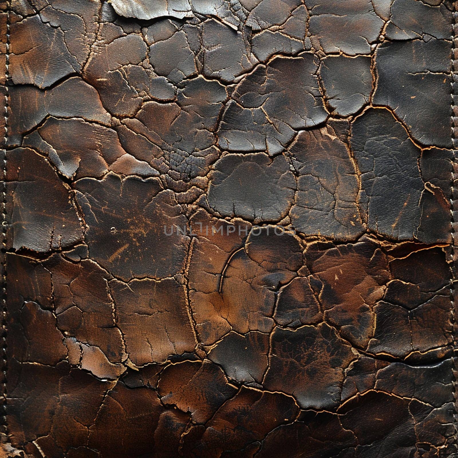 Vintage leather texture with natural patina by Benzoix