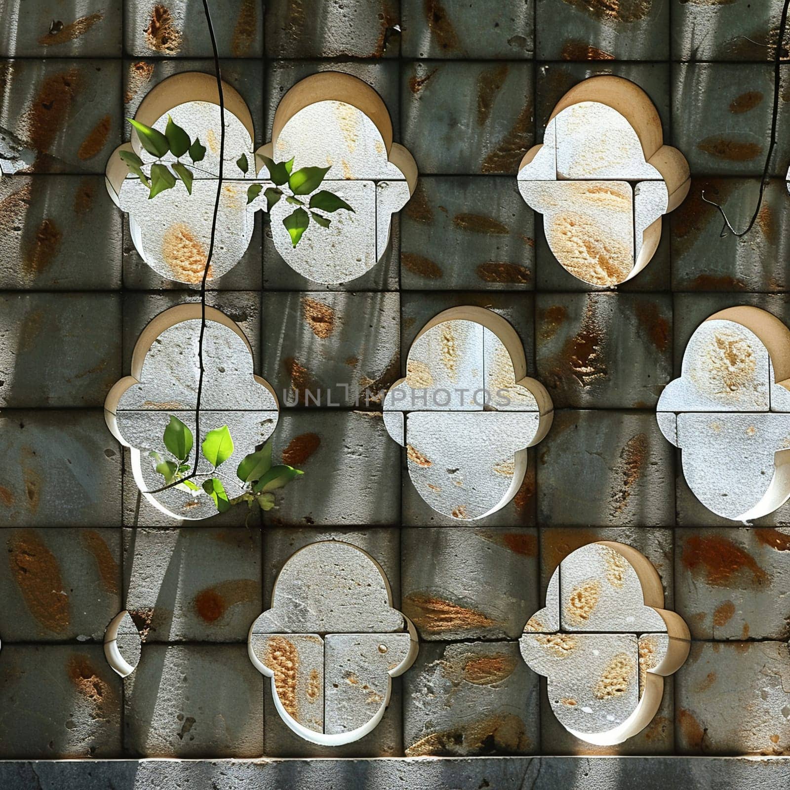 Patterned shadows cast by a window, suitable for abstract and artistic backgrounds.