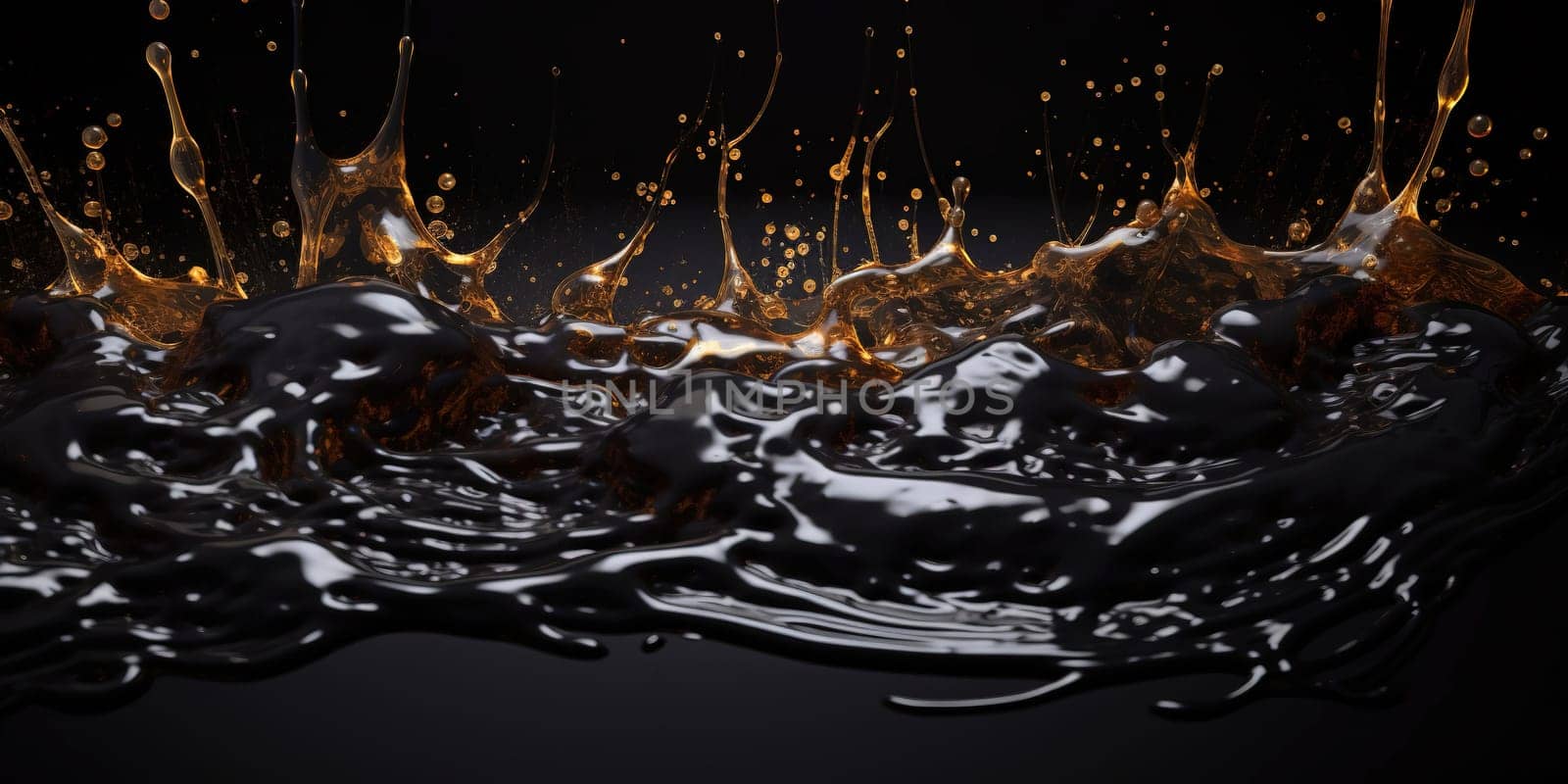 oil drops and splashes by GekaSkr