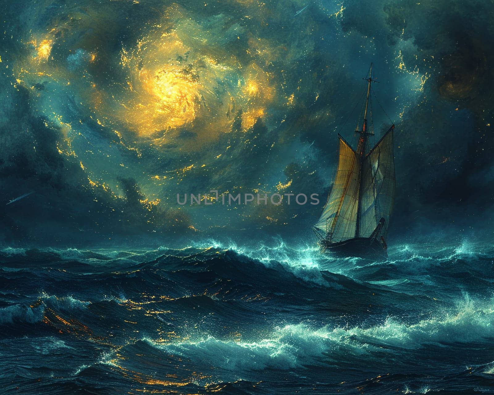 Seafarer adrift in an ocean of dreams, their vessel a craft of hope and horizon.