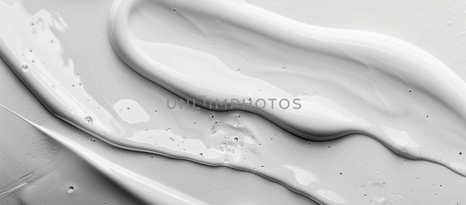 Close up cosmetic texture. A skin care product. White background. Copy space by sarymsakov