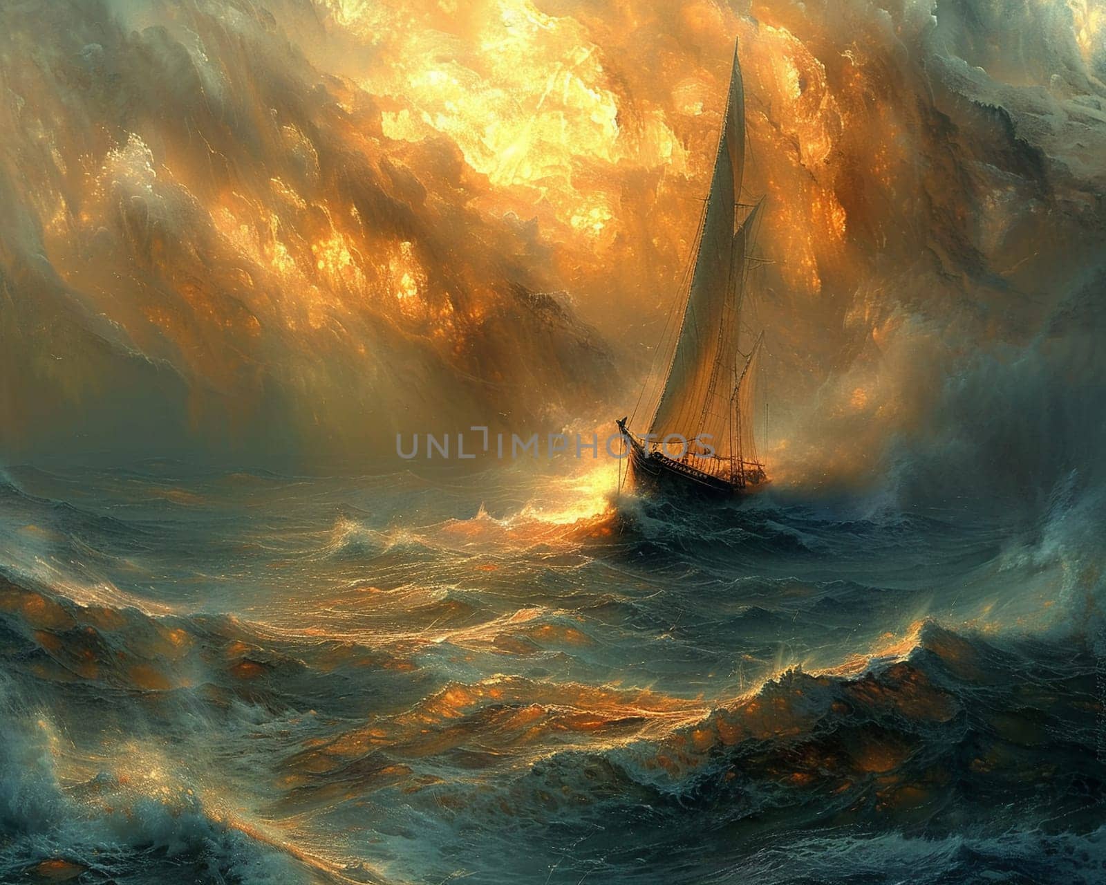 Seafarer adrift in an ocean of dreams by Benzoix