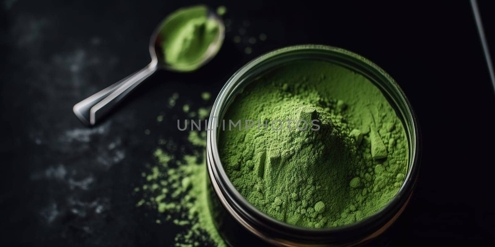 Matcha green tea powder by GekaSkr