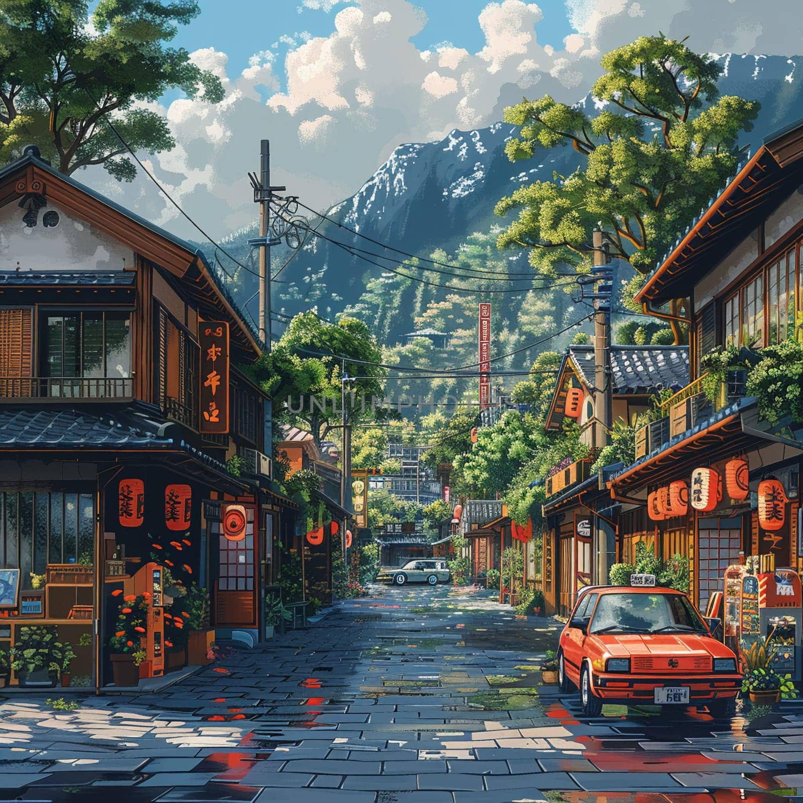 Virtual gamer world created in a pixel art style by Benzoix
