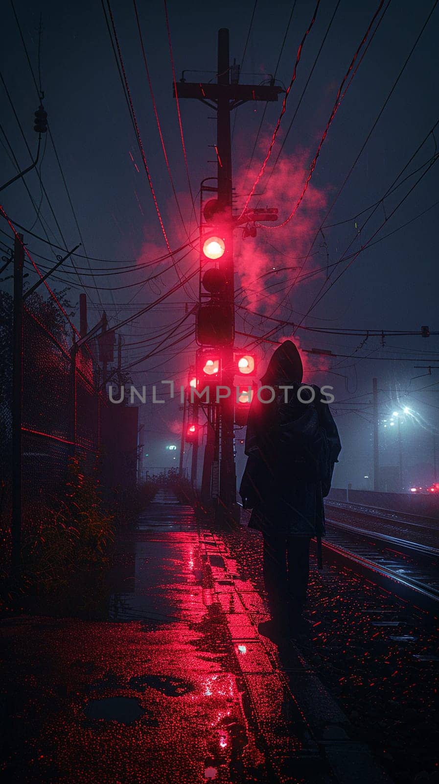 Enigmatic figure at a crossroads by Benzoix