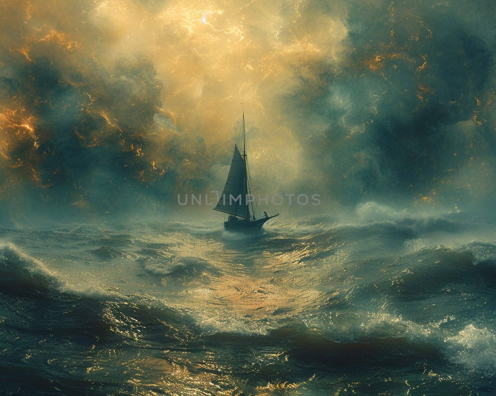 Seafarer adrift in an ocean of dreams by Benzoix