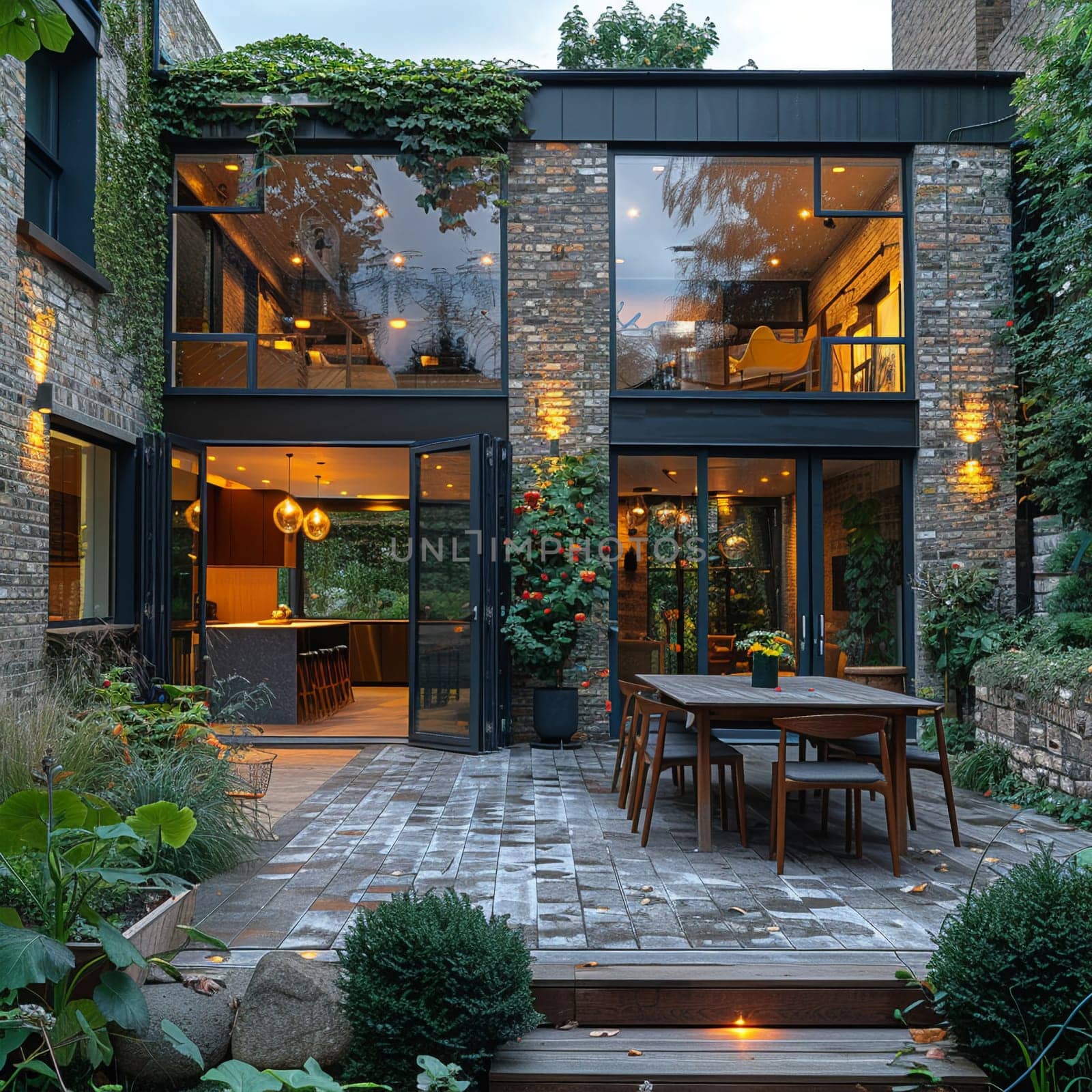 Modern Urban Garden in Loft Conversion Exterior by Benzoix