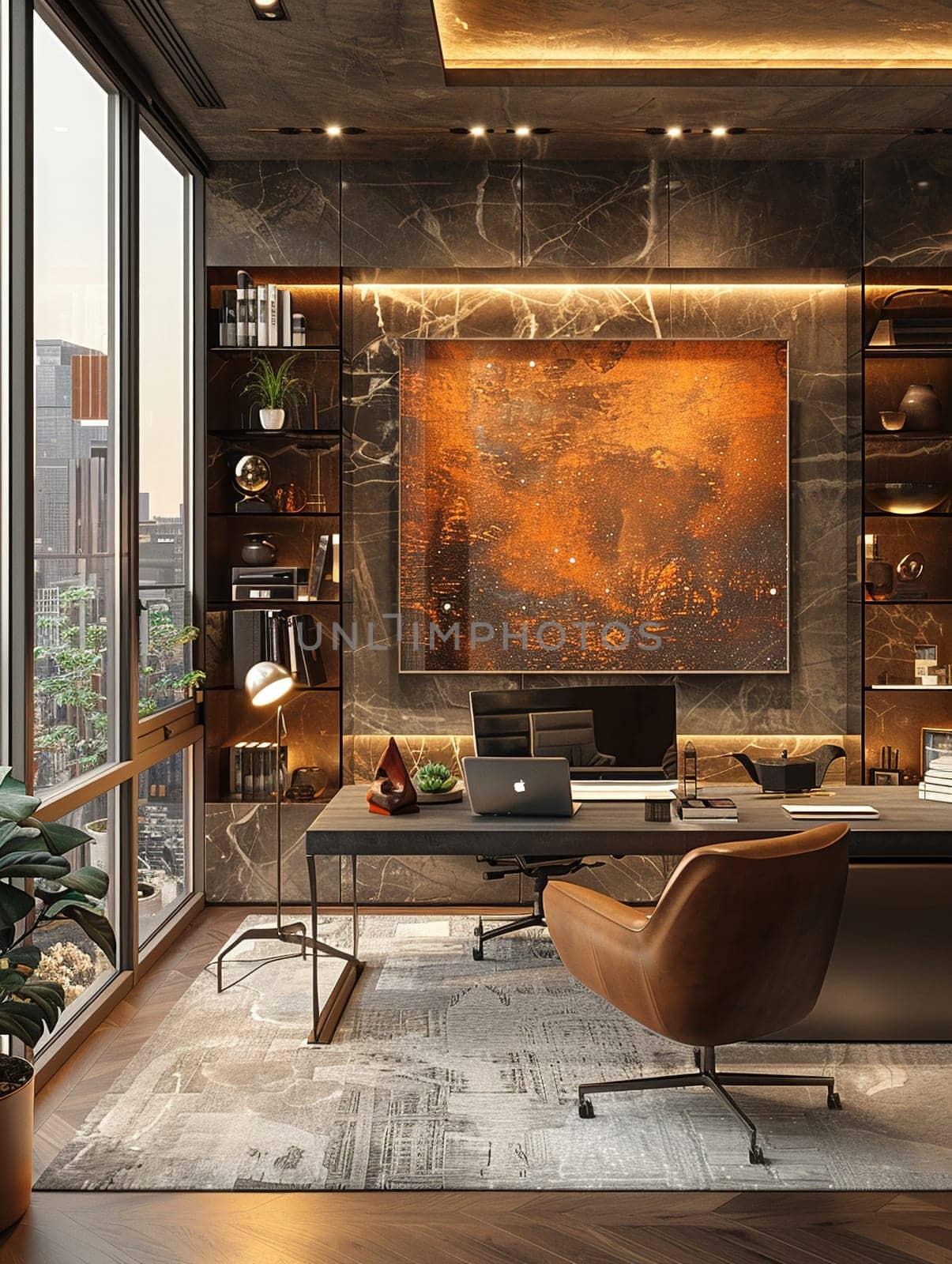 Interior Designer Presents 3D Renderings to Business Clients by Benzoix