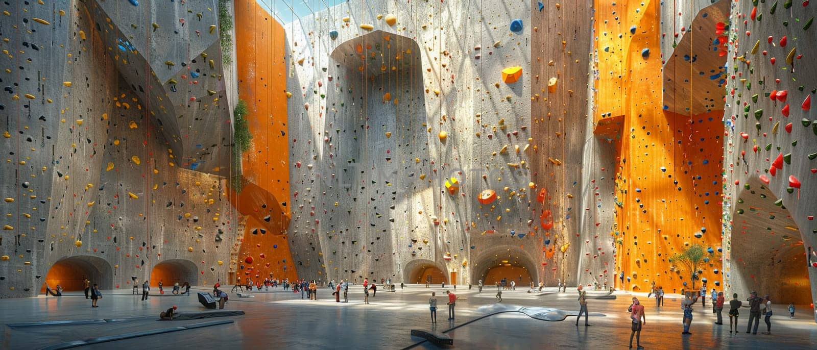 Vertical Climbing Arena Reaches New Peaks in Business of Fitness and Recreation, Climbing harnesses and vertical routes reach new peaks and fitness recreation in the vertical climbing arena business.