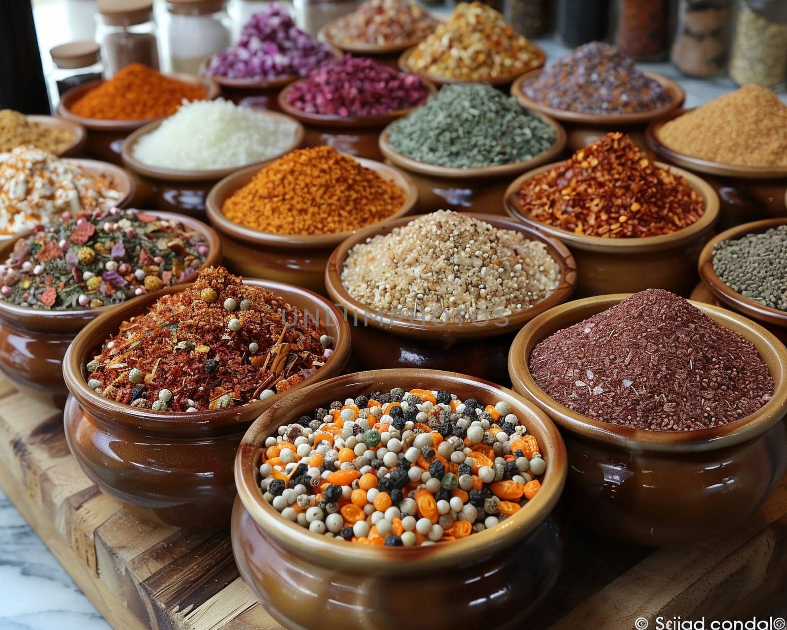 World Spice Emporium Flavors Dishes with Adventure in Business of Cooking and Cultural Discovery by Benzoix