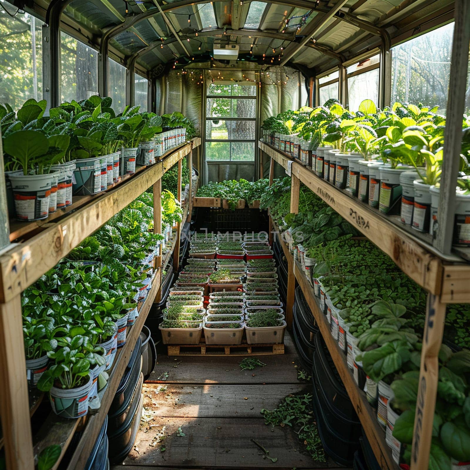 Urban Greenhouse Farm Cultivates Community Produce in Business of Local Agriculture, Hydroponic plants and urban farmers cultivate a story of community produce and local agriculture in the urban greenhouse farm business.