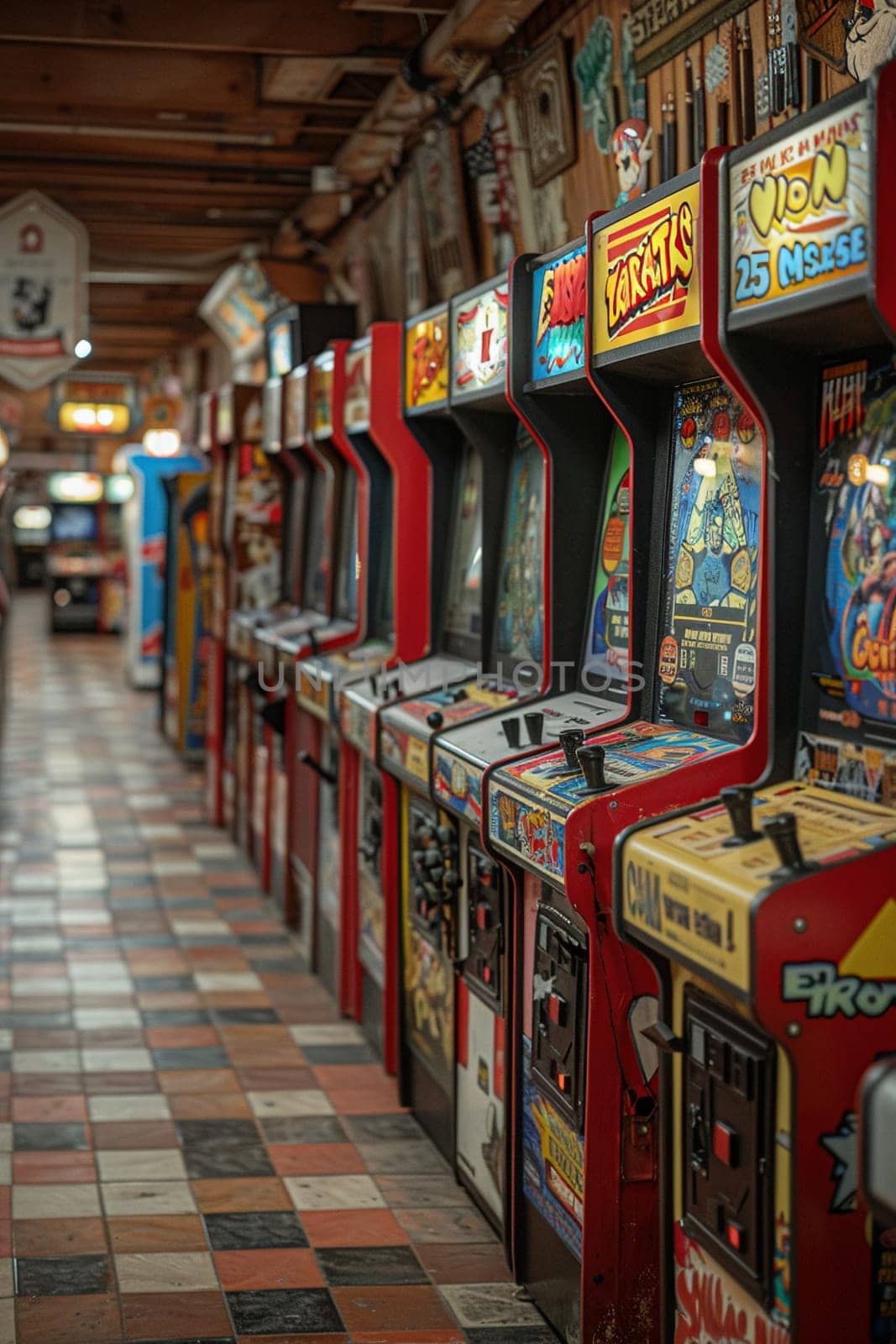 Classic Arcade Machines Replay Childhood in Business of Nostalgic Gaming, Arcade screens and pixelated graphics replay a story of childhood fun and games in the classic arcade machine business.