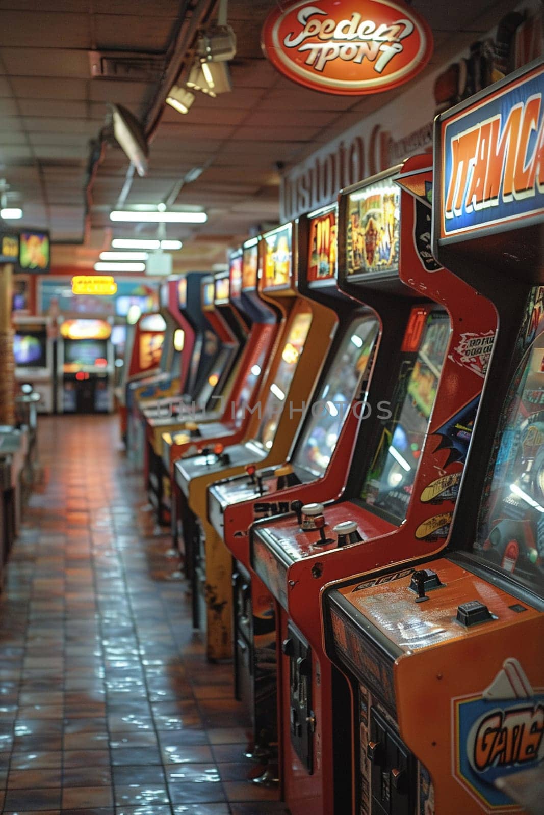 Classic Arcade Machines Replay Childhood in Business of Nostalgic Gaming, Arcade screens and pixelated graphics replay a story of childhood fun and games in the classic arcade machine business.