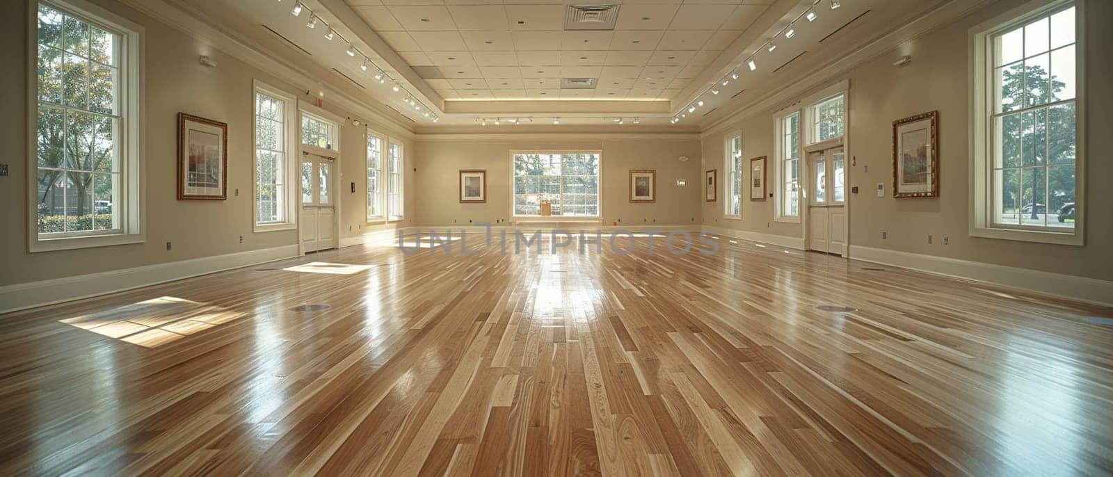 Dance Studio Mirrors Reflect Passion and Precision in Business of Art, Wooden floors and barres set the stage for the discipline and beauty of dance in business.