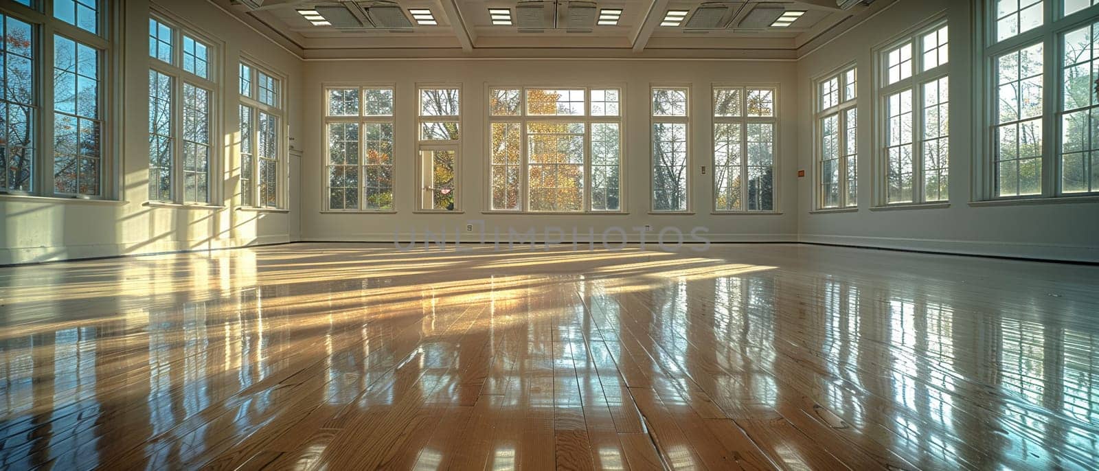 Dance Studio Mirrors Reflect Passion and Precision in Business of Art, Wooden floors and barres set the stage for the discipline and beauty of dance in business.