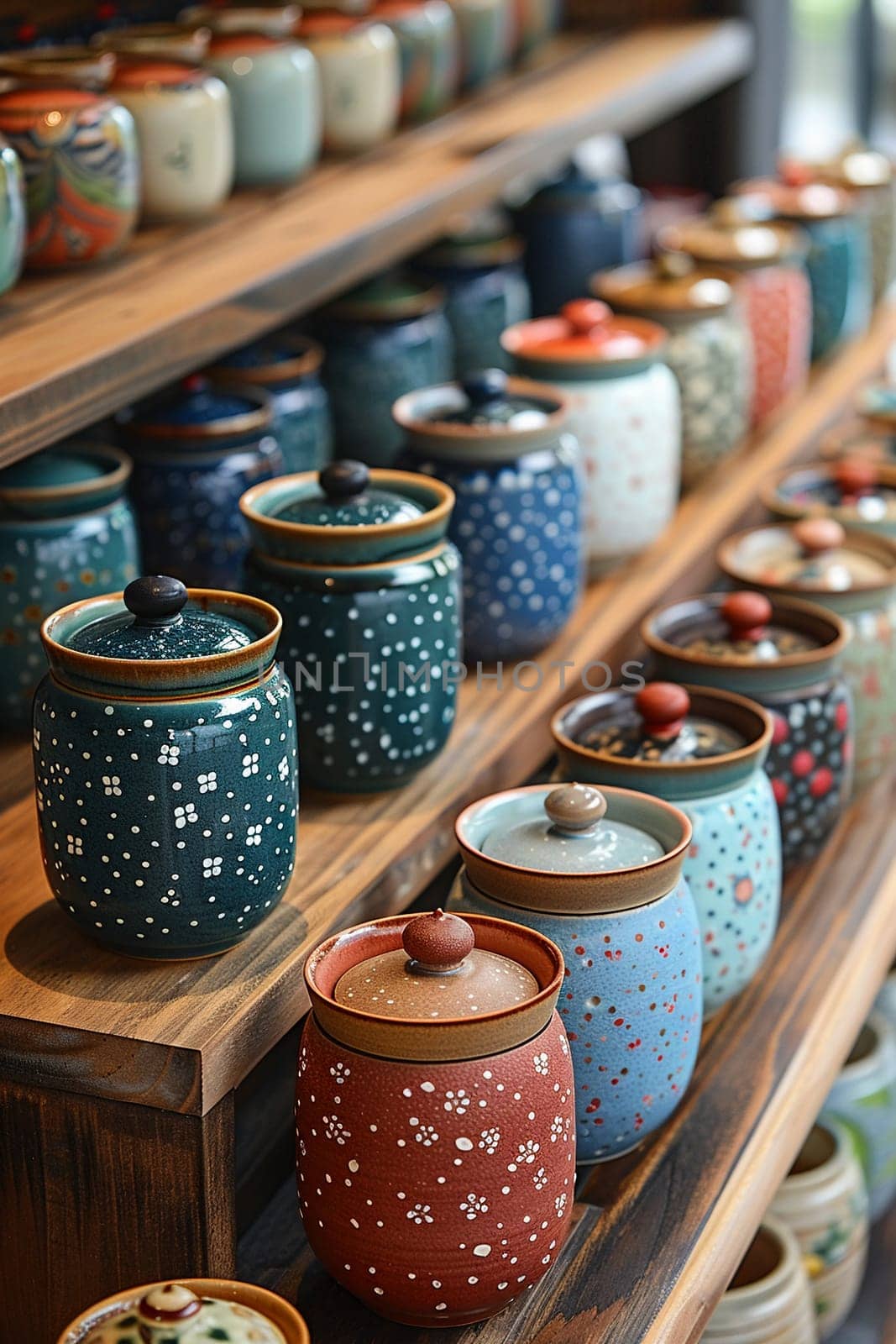 Specialty Tea Shop Pours Serenity in Business of Exquisite Infusions, Tea canisters and ceramic cups pour a story of serenity and tradition in the specialty tea shop business.