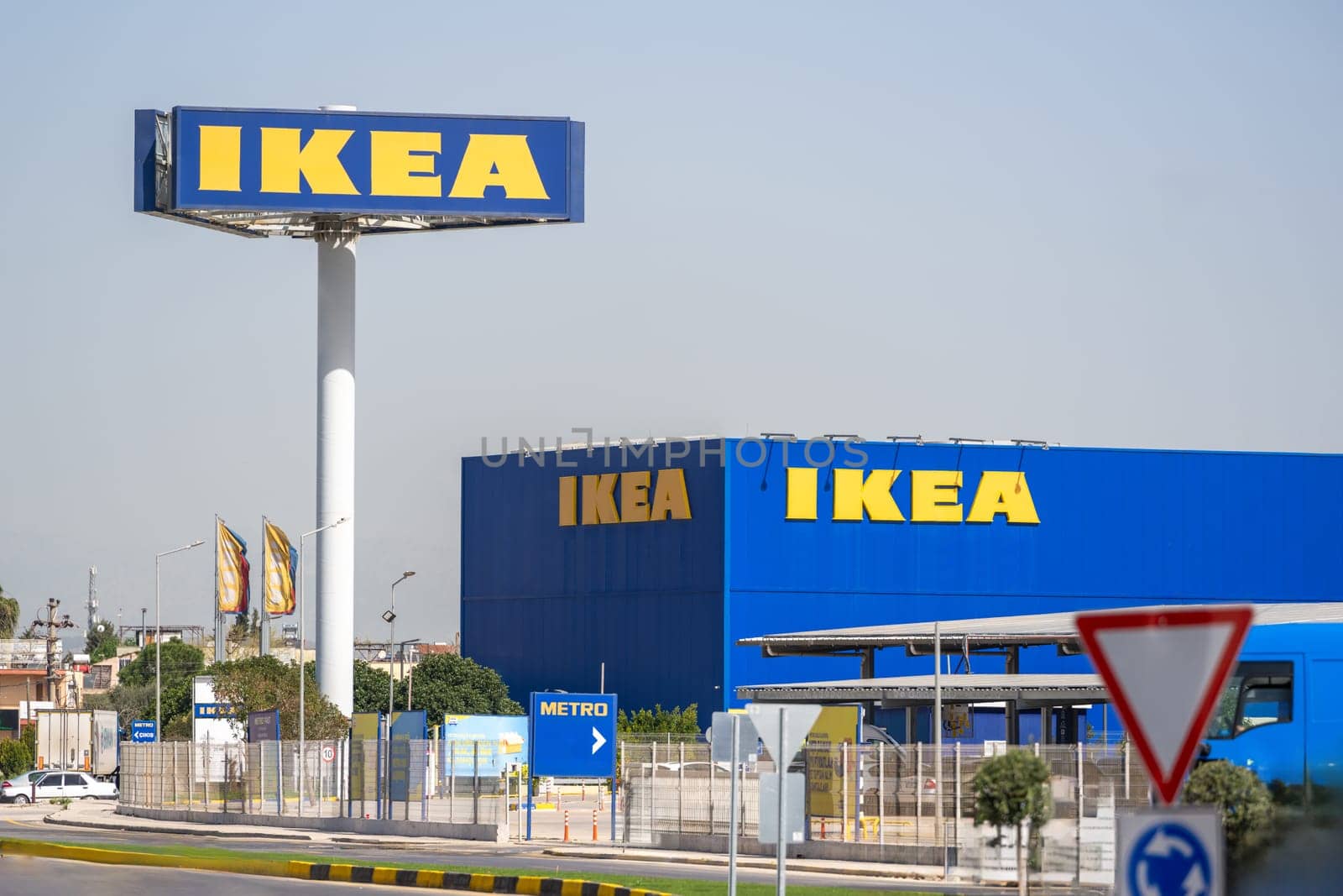 Antalya, Turkey - March 29, 2024: IKEA Antalya Store. IKEA is the world's largest furniture retailer and sells ready-to-assemble furniture by Sonat