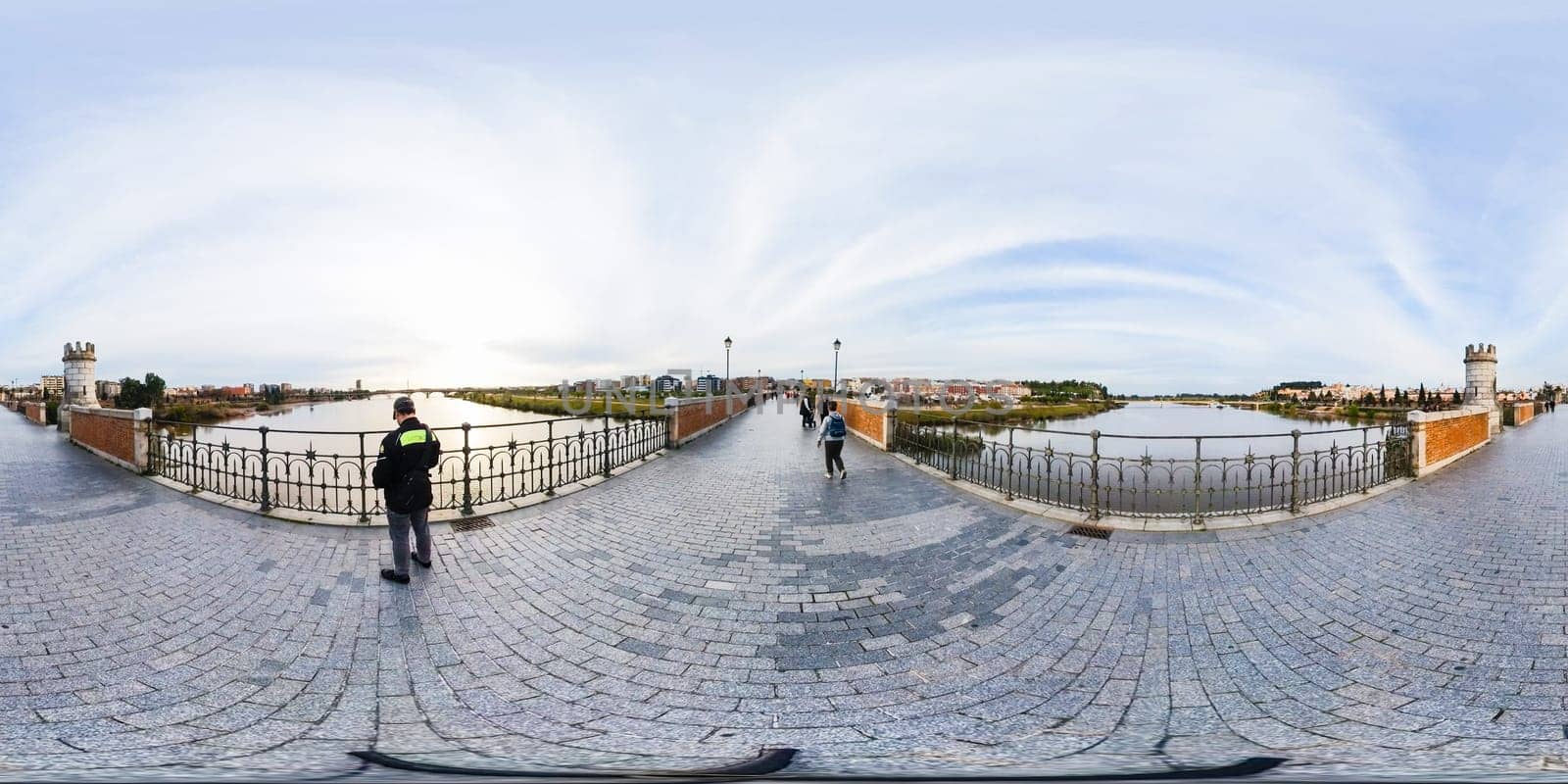 Badajoz, Spain, sunday. March 05 2024. Puerta de Palmas, Badajoz, Extremadura, Spain by Fotoeventis