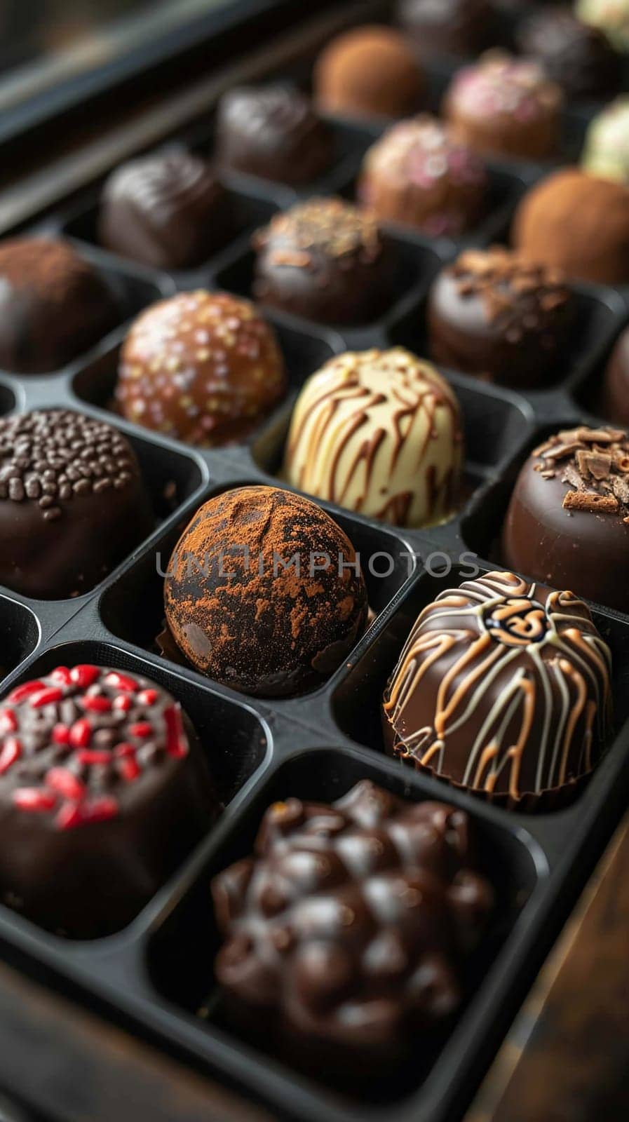 Artisanal Chocolate Workshop Tempts Sweet Tooth in Business of Confectionery Delights, Chocolate molds and gourmet samples tempt a story of sweet tooth and confectionery delights in the artisanal chocolate workshop business.