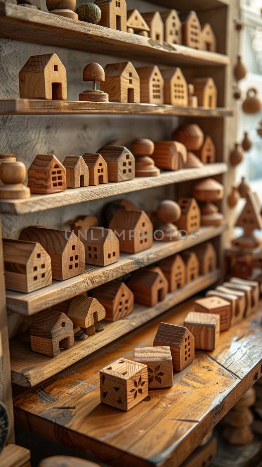 Wooden Toy Workshop Carves Childhood Memories in Business of Handcrafted Playthings, Wooden blocks and toy prototypes carve a story of childhood memories and handcrafted playthings in the wooden toy workshop business.