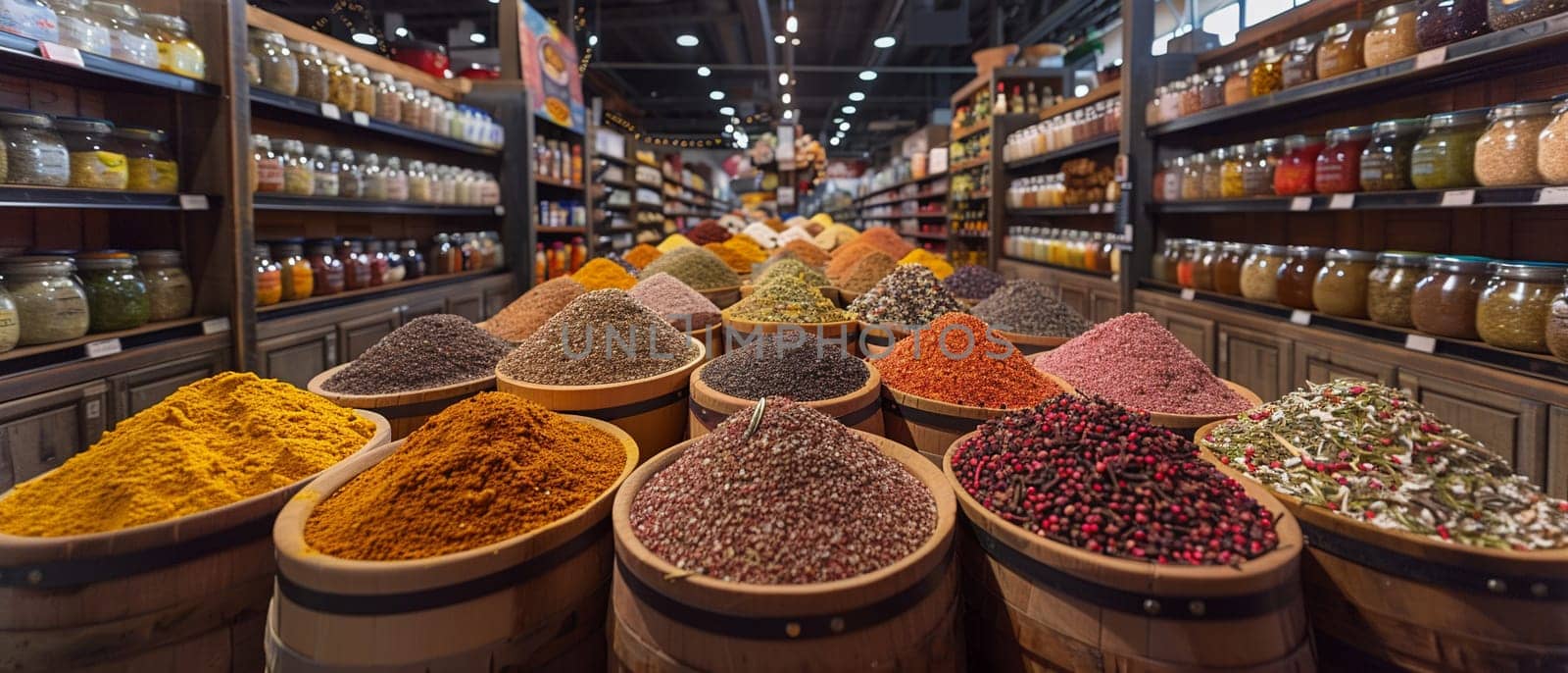 Ethnic Grocery Aisles Share Culture in Business of World Cuisines by Benzoix