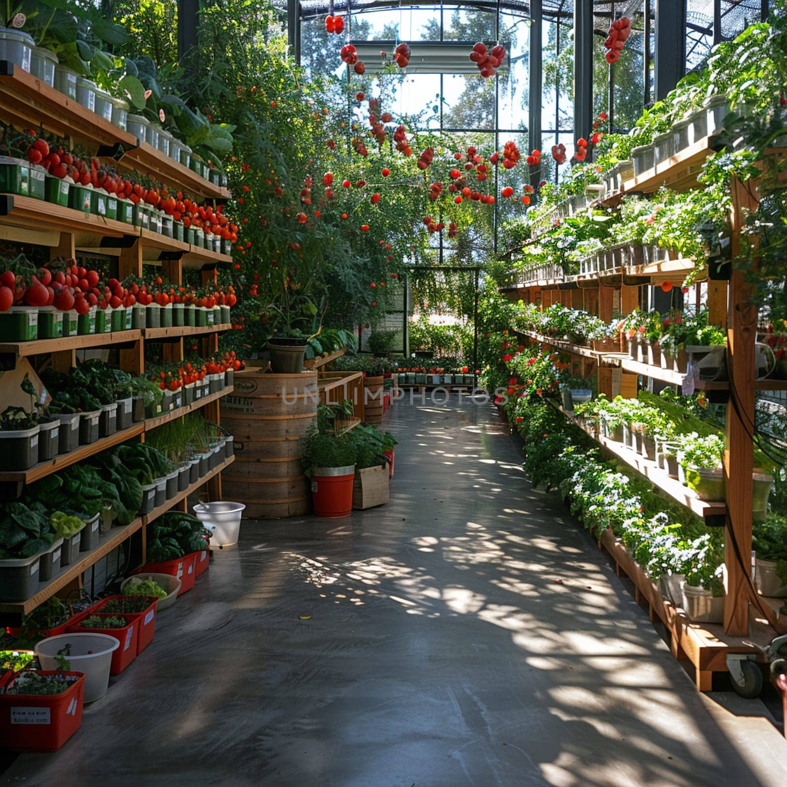 Urban Greenhouse Farm Cultivates Community Produce in Business of Local Agriculture by Benzoix