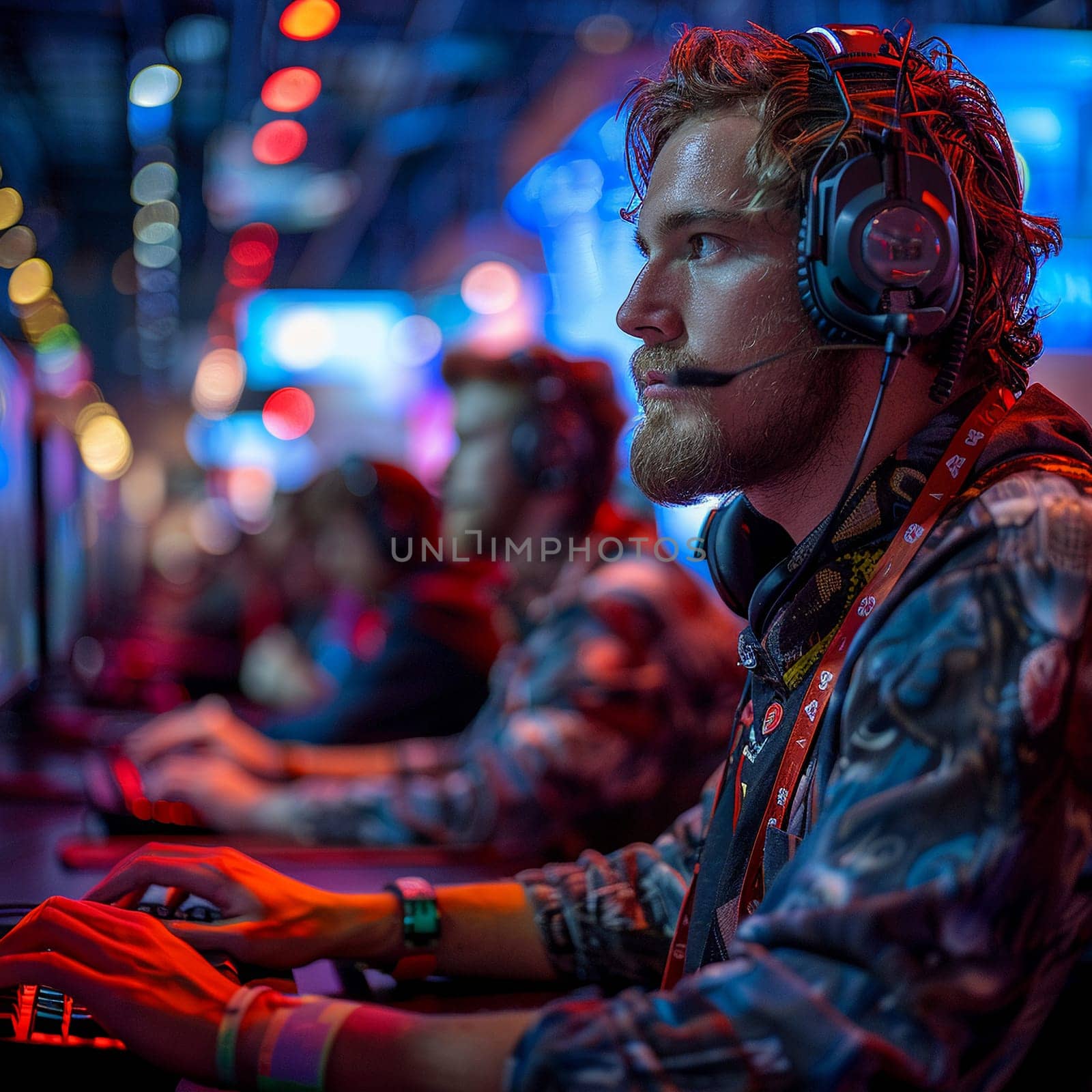 Gaming Tournament Spotlights Competitive Spirit in Business of Esports, Controllers and screens become the arena for the clash of skill and business in gaming.