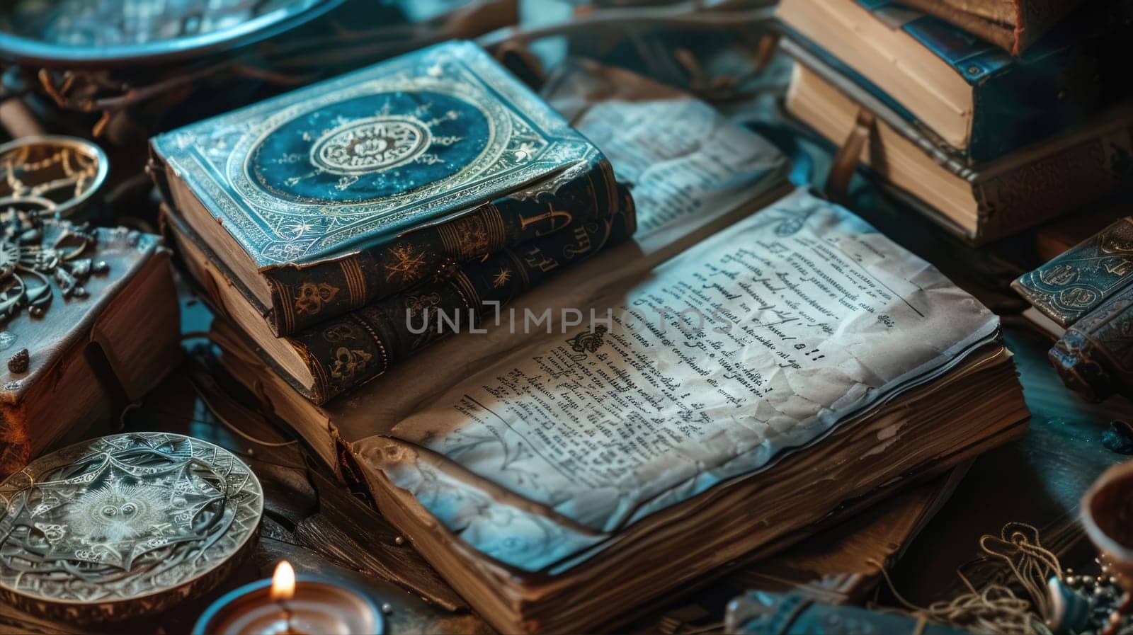 Grimoire arcana for enhancing magical abilities and skills by natali_brill