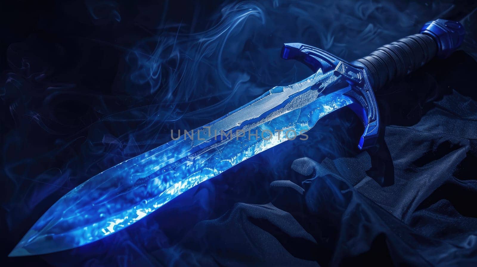 Magic glowing sword. Fantasy element by natali_brill