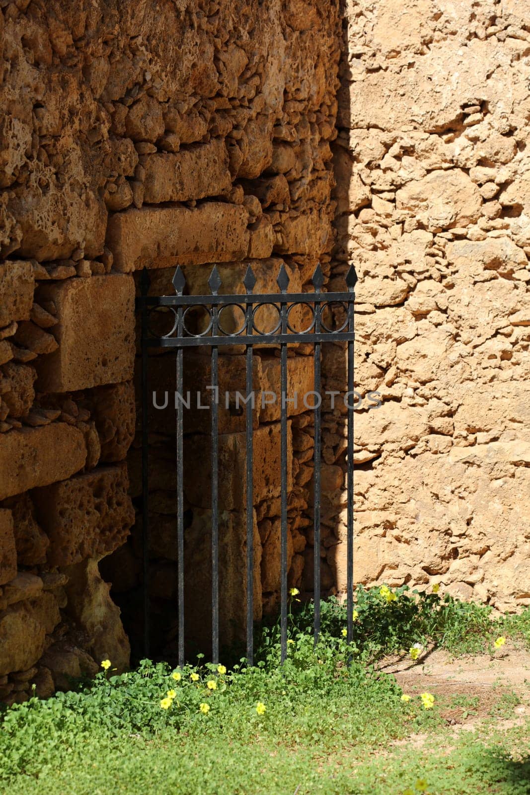 Fortezza fortress castle in Crete island Rethimno holidays exploring the old ancient stone city monuments close up summer background carnival season high quality big size printings