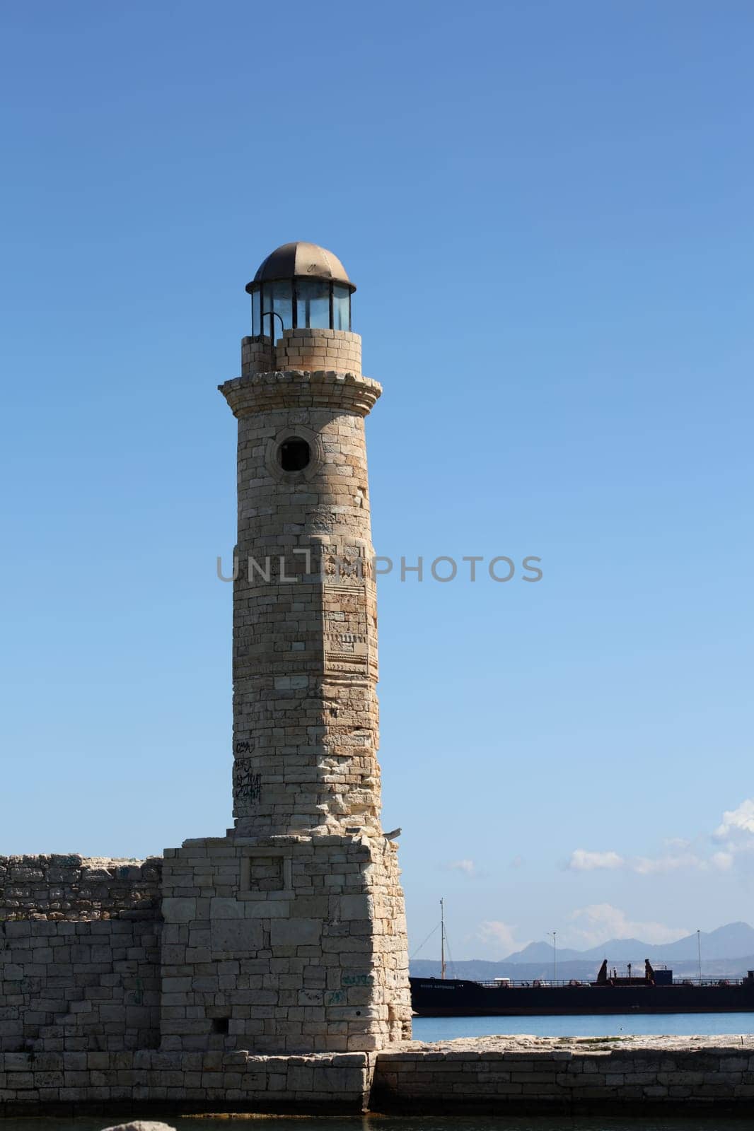 Rethimno, Greece, Friday 15 March 2024 Crete island holidays exploring the city port riviera luxury yachts close up summer background carnival season high quality big size prints