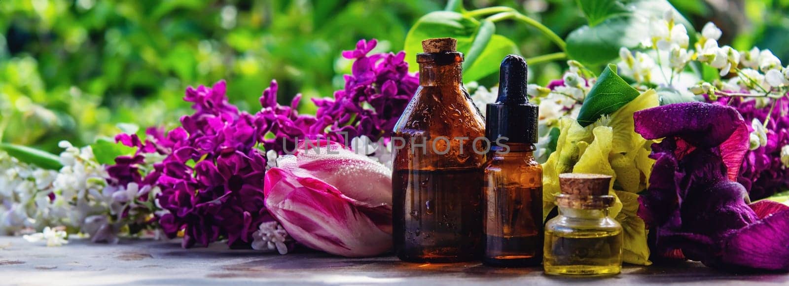 essential oils of various flowers.