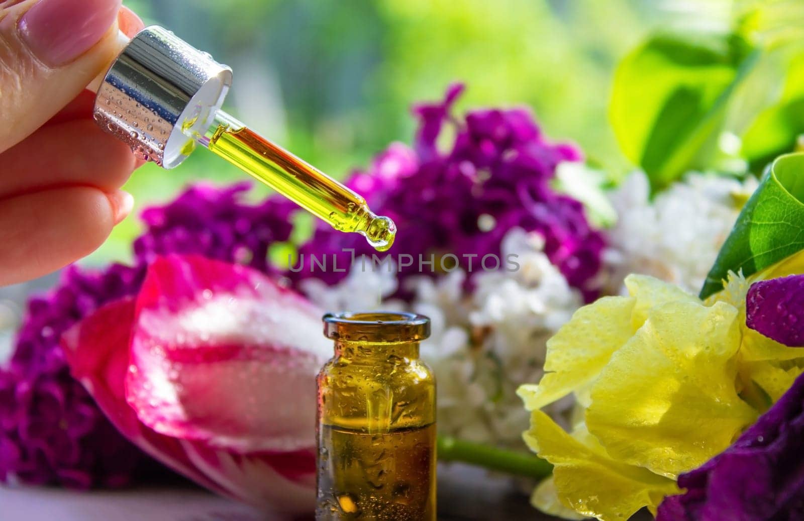 essential oils of various flowers.