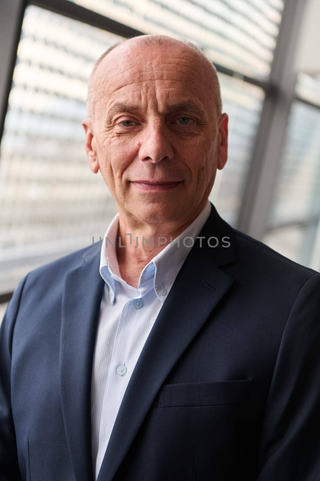 Portrait of an Experienced Businessman in Modern Conference Setting by dotshock
