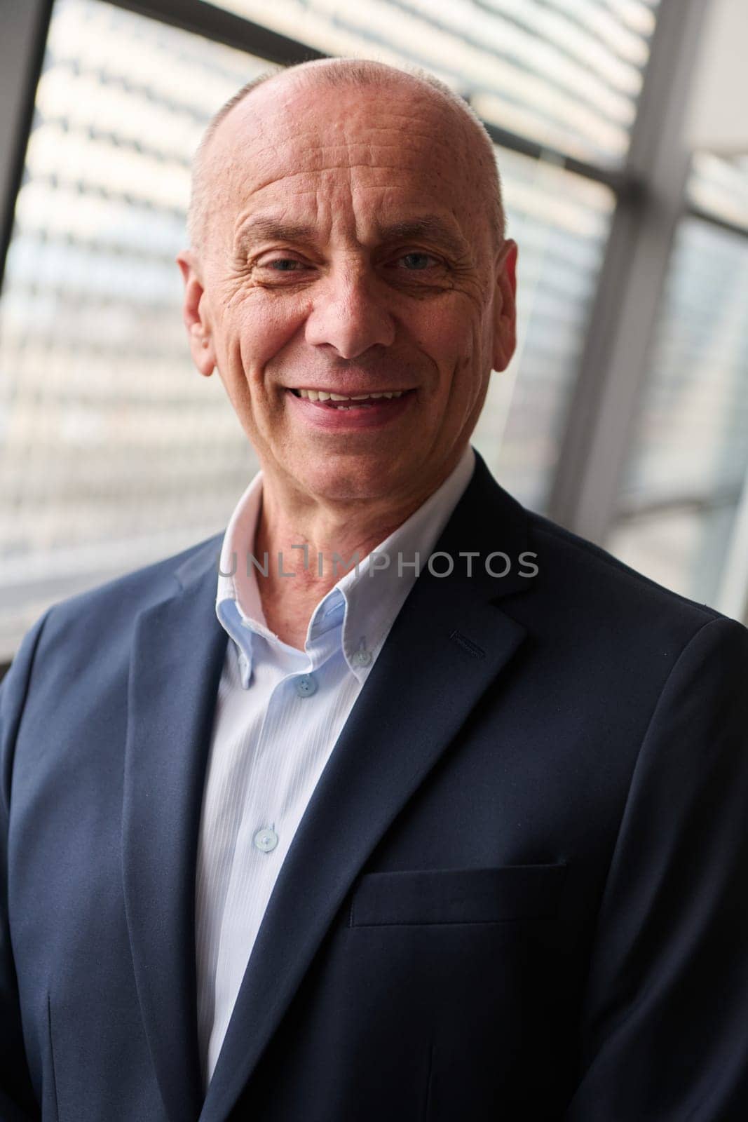 Portrait of an Experienced Businessman in Modern Conference Setting by dotshock