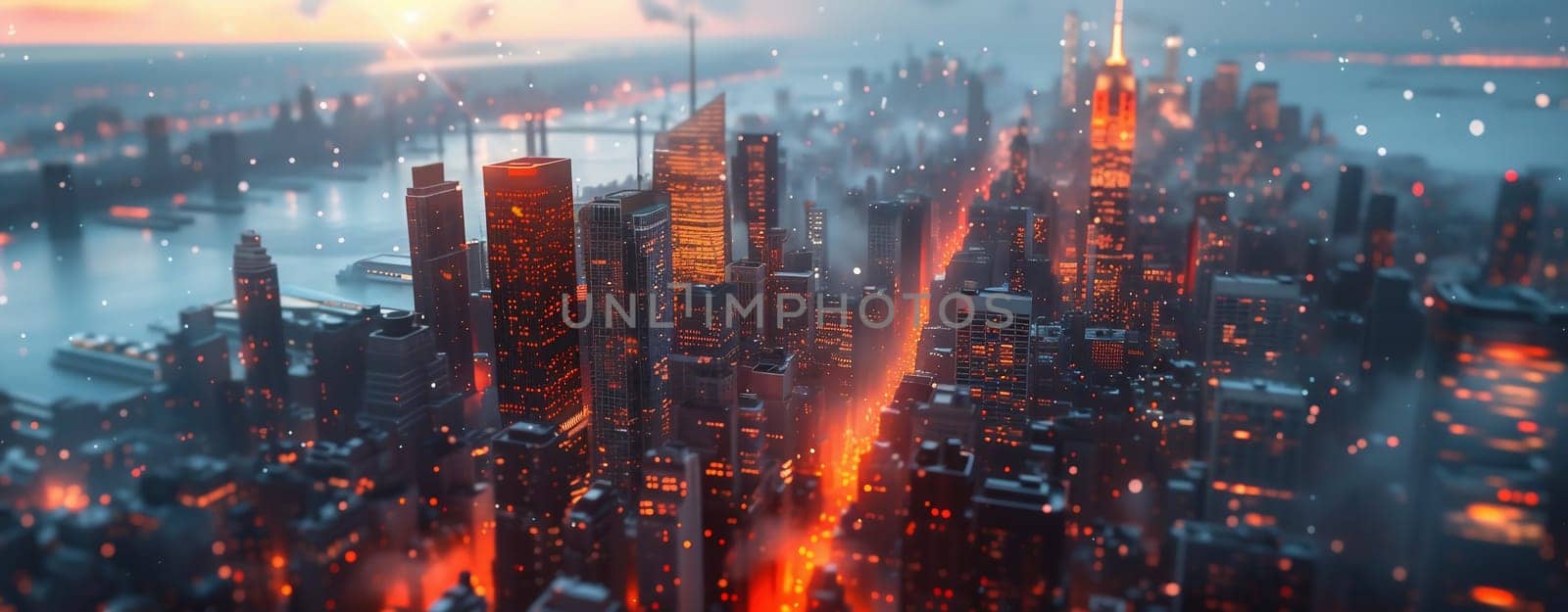 Collapse fantasies, urban apocalypse, cataclysms. High quality photo