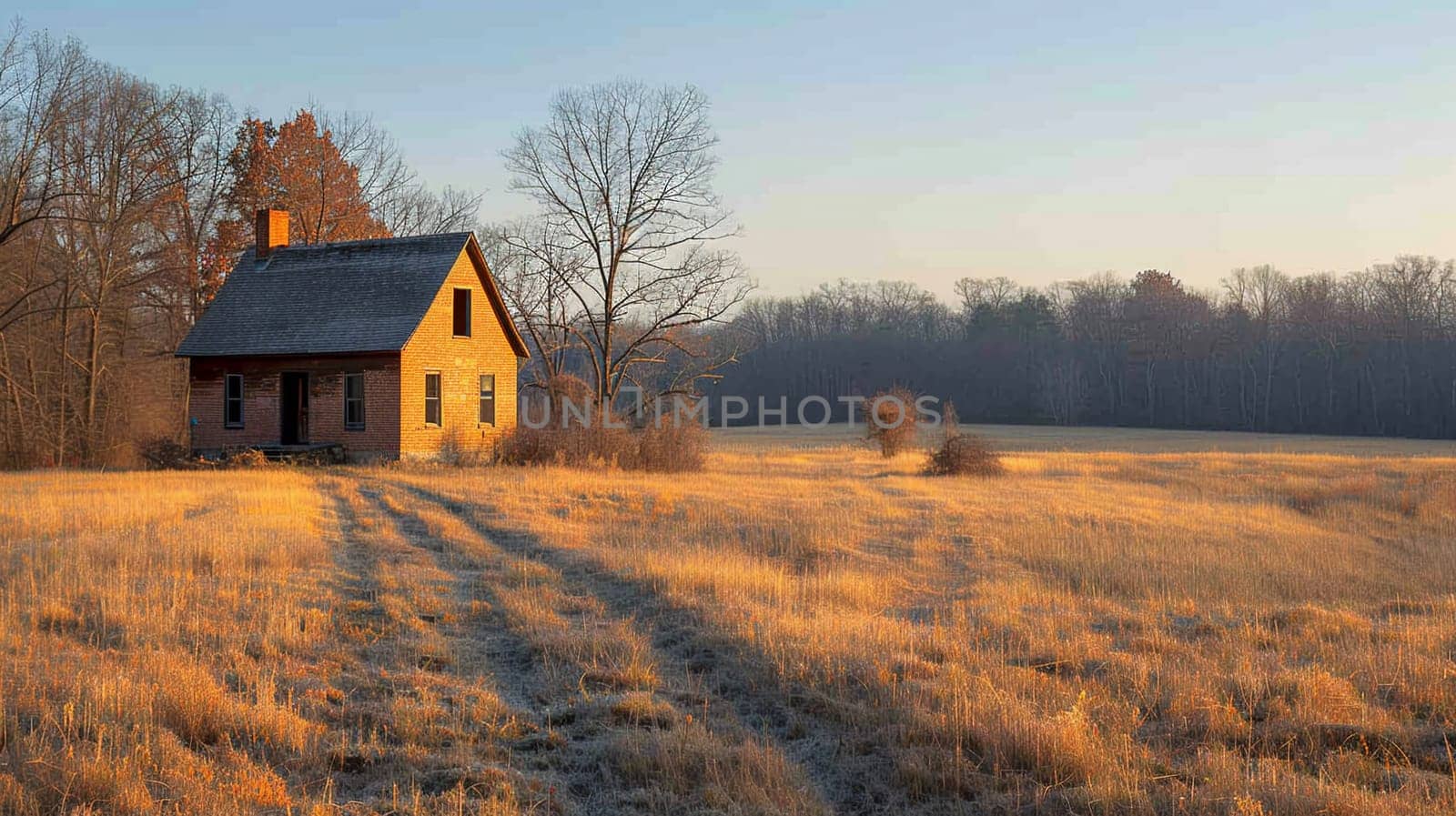 Quaker Meeting House in Gentle Silence The simple building blurs into the landscape by Benzoix